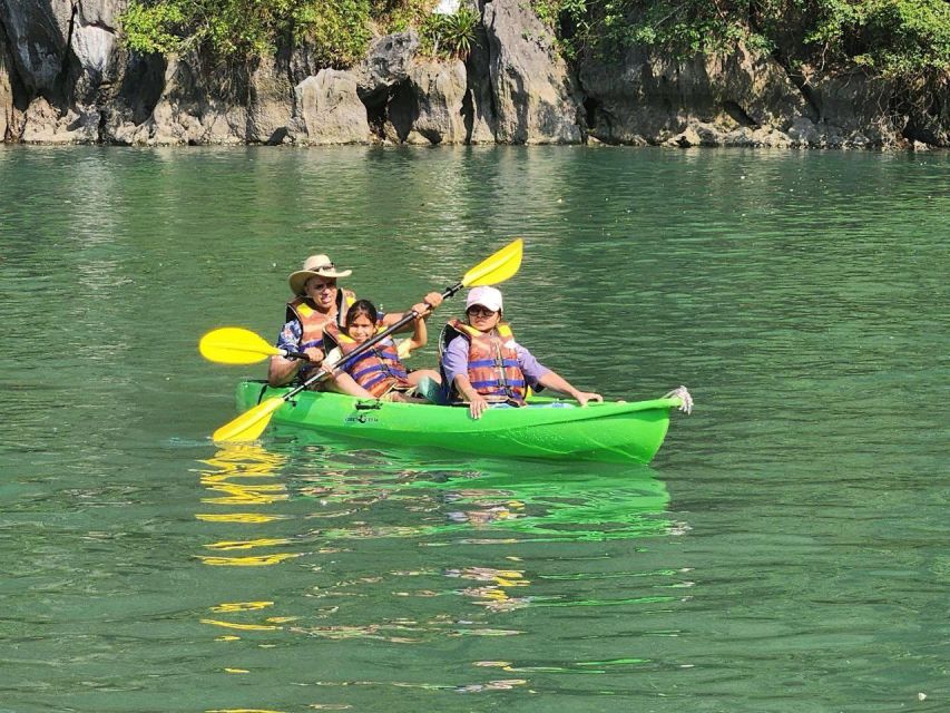 2-Day Lan Ha Bay & Cat Ba Cruise w/ Kayaking, Biking & More - Kayaking among islands at Cua Van