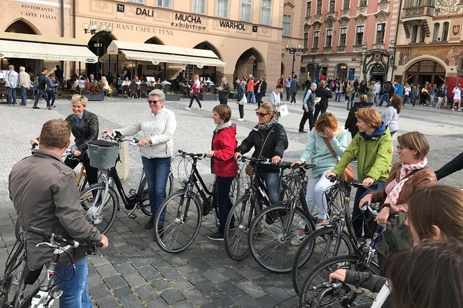 3-hour Complete Prague Bike Tour - Crossing to Mala Strana and Kampa Park