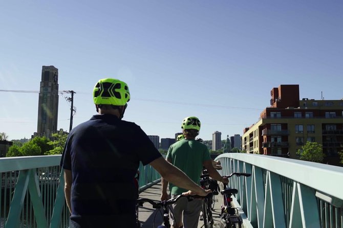 3 Hour Montreal City Bike Tour with Wine or Beer (AM & PM) - Mount Royal Park and La Fontaine Park