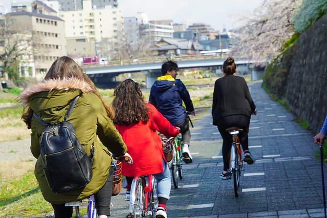 4.5-Hour Kyoto Bike Tour with Lunch and UNESCO Zen Temples - The Kamogawa River brings the pace down