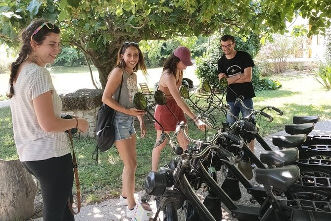 A Tour in Provence in a typical French motorized bike : the Solex - Mont Ventoux from the vineyard roads