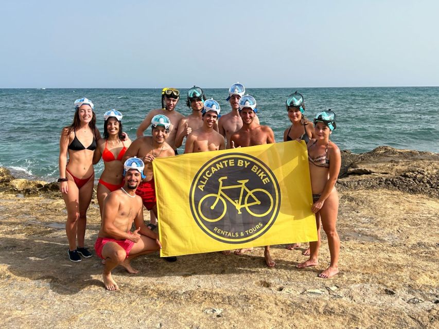 Alicante: Calas and Beaches E-Bike Tour with Snorkeling - The Roman fish farm at Albufereta