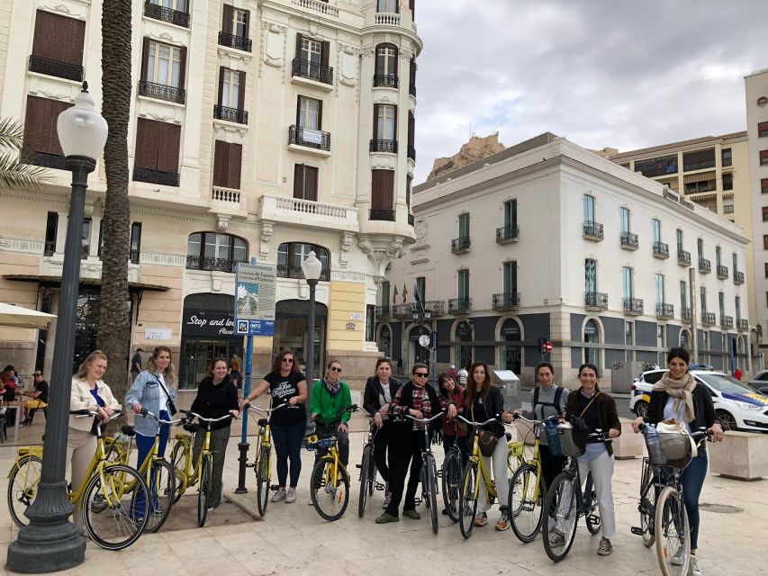 Alicante: City and Beach Bike Tour - Santa Barbara Castle from below