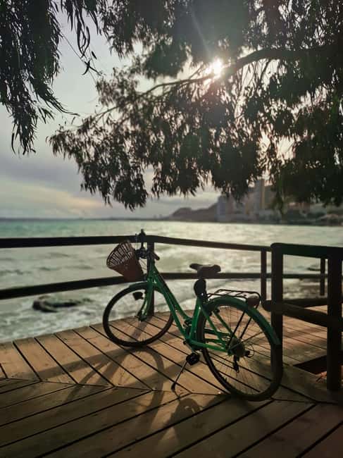 Alicante City Bike Tour. Only Small groups - El Postiguet Beach and the Mediterranean