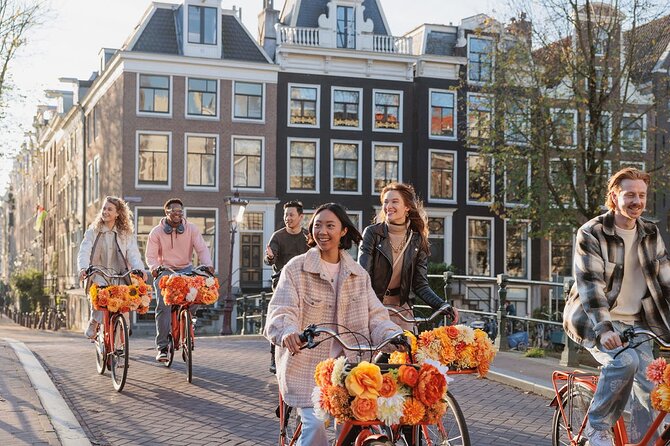Amsterdam City Top Highlights Guided Bike Tour - Dam Square completes the central loop