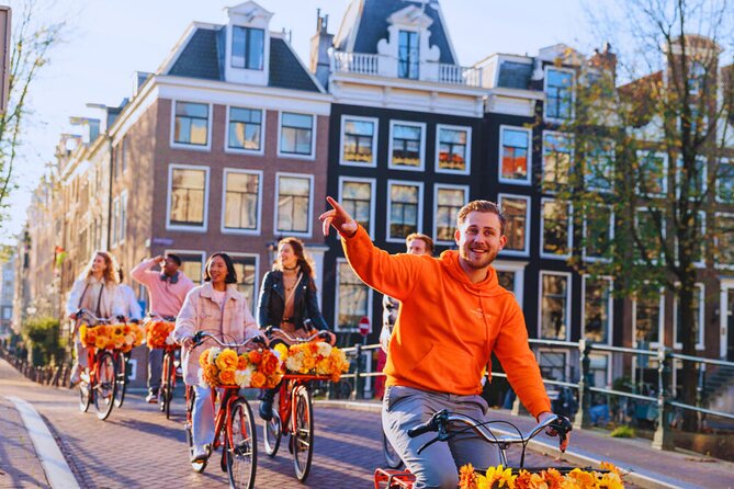 Amsterdam City Top Highlights Guided Bike Tour - Anne Frank House and the quiet lanes of the Jordaan
