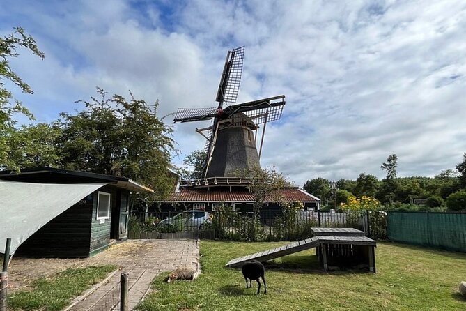 Amsterdam Countryside Bike and Kayak Tour - Cycling past Krijtmolen d’Admiraal