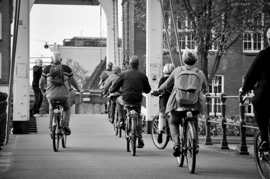 Amsterdam: Guided City Bike Tour in French - Starting at IJdok and the Western Islands