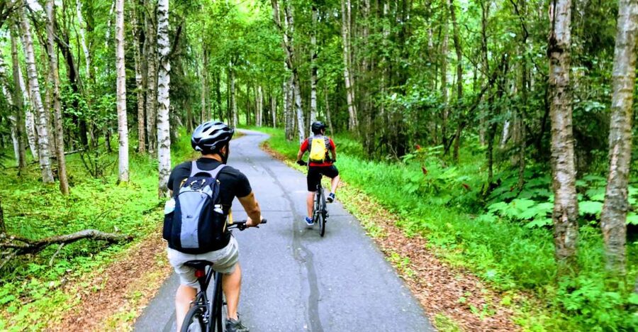 Anchorage: Coastal Trail 3-Hour City Bike Tour - Meeting the van downtown