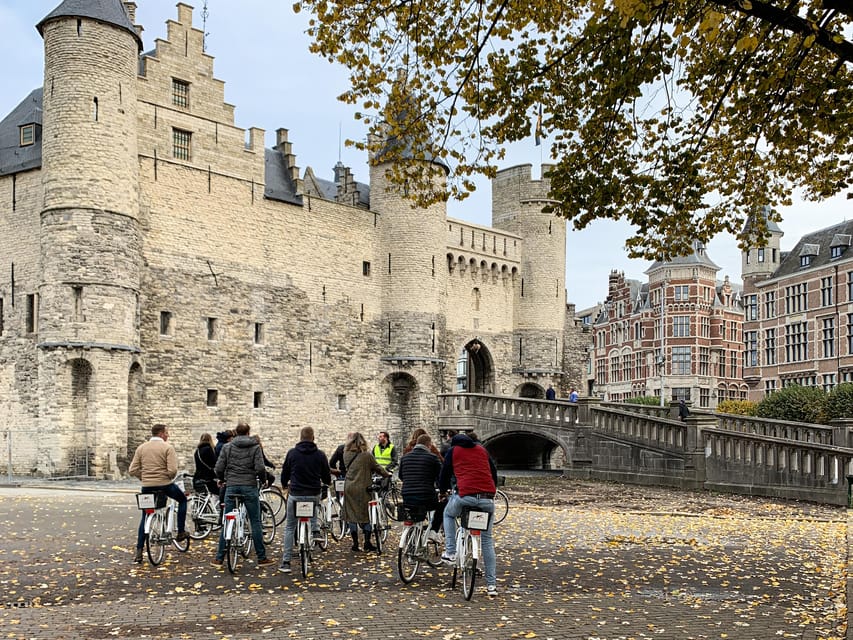 Antwerp: City Highlights Guided Bike Tour - The cathedral and old city center