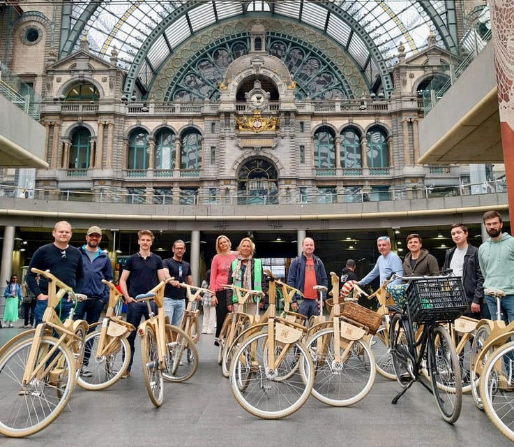 Antwerp: The Big 5 City Highlights by Wooden Bike - Antwerp Central Station and the Royal Museum area