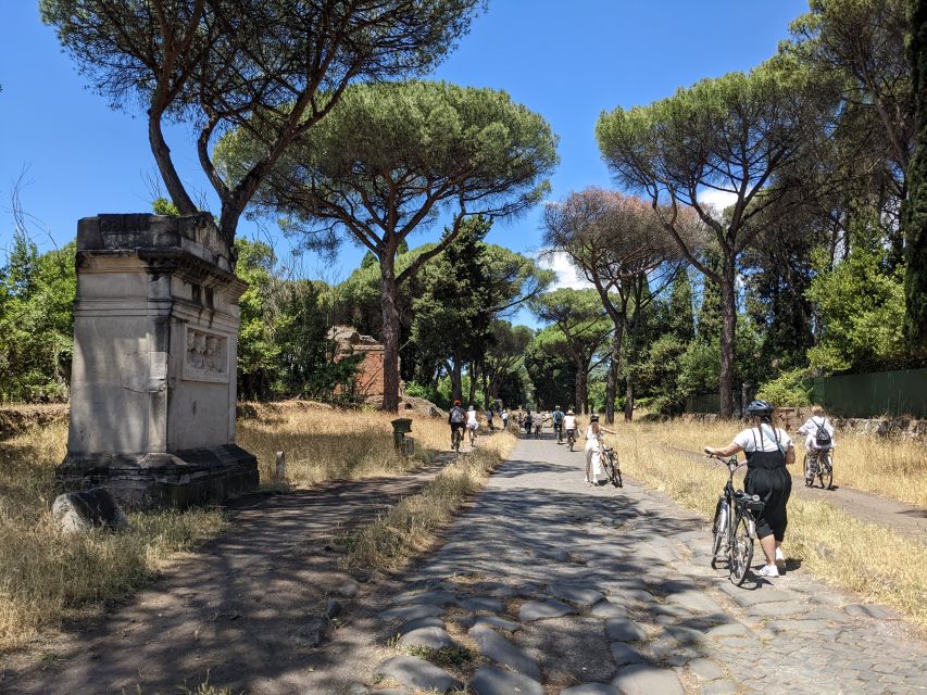 Appia Antica & Aqueducts e-Bike Tour - Official Provider - Tomb of Cecilia Metella and medieval control of the road