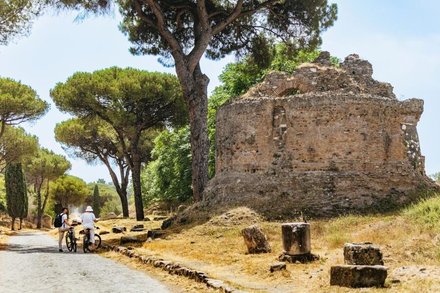 Appia Antica & Aqueducts e-Bike Tour - Official Provider - Caffarella Valley and the ride back