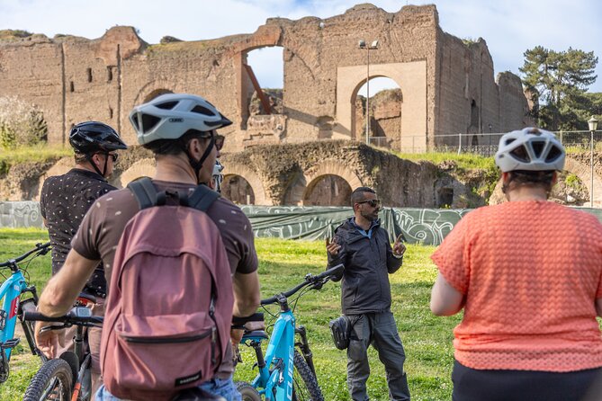 Appian Way & Aqueducts small group e-bike tour(catacombs & food) - The Appian Way, mausoleums, and uneven ground