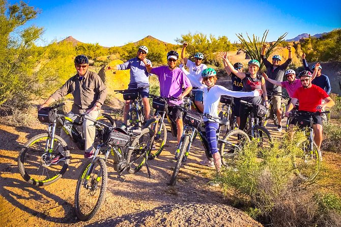 Arizona Desert Guided E-Bike Adventure - McDowell Sonoran Preserve and the mountain panorama