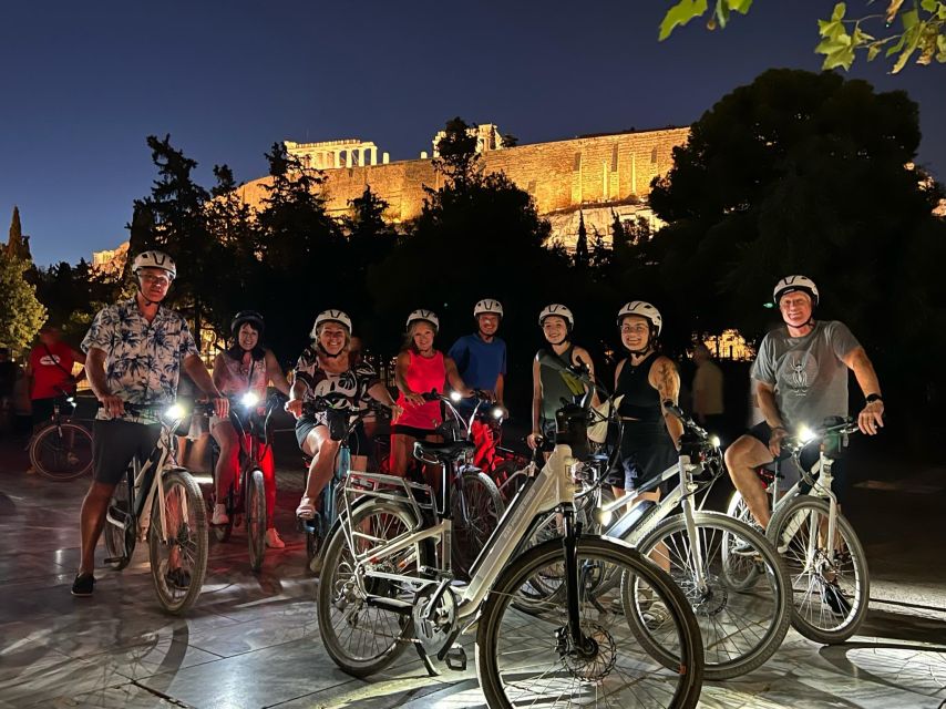 Athens: 2-Hour Highlights Tour by E-Bike After Sunset - Hadrian’s Arch and the Temple of Zeus