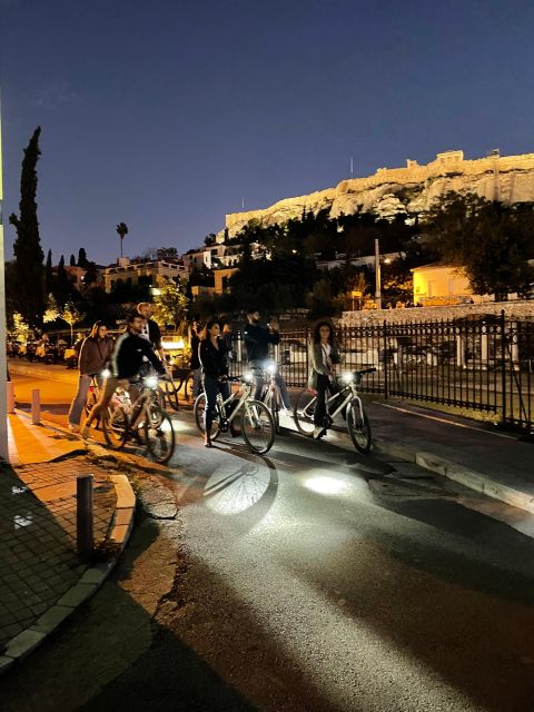 Athens: 2-Hour Highlights Tour by E-Bike After Sunset - Hill of the Nymphs: the tour’s best photo stop