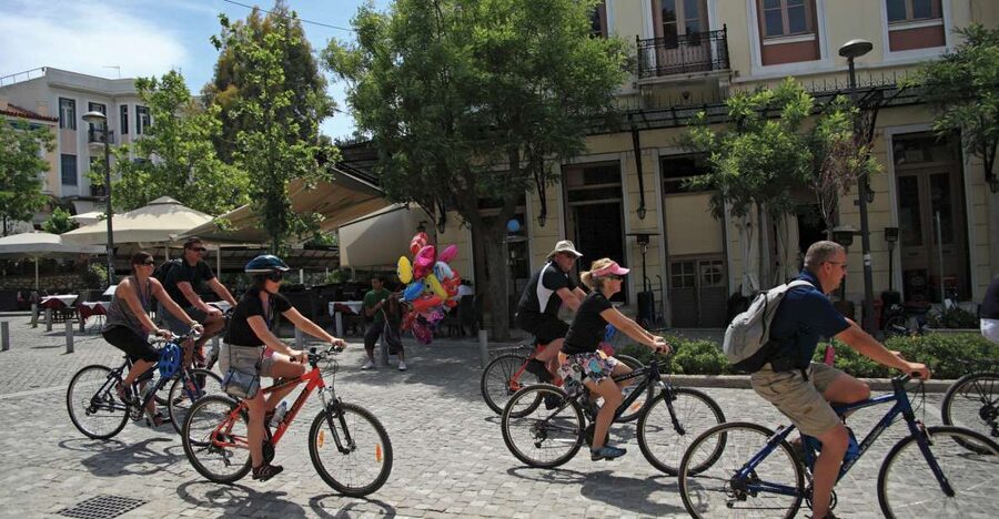 Athens: Bike Tour of Athens Historical Centre - From the National Garden to the Panathenaic Stadium