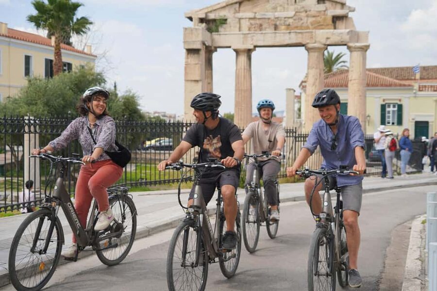 Athens: City Bike tour with Acropolis Visit Option - Starting near the Acropolis metro station