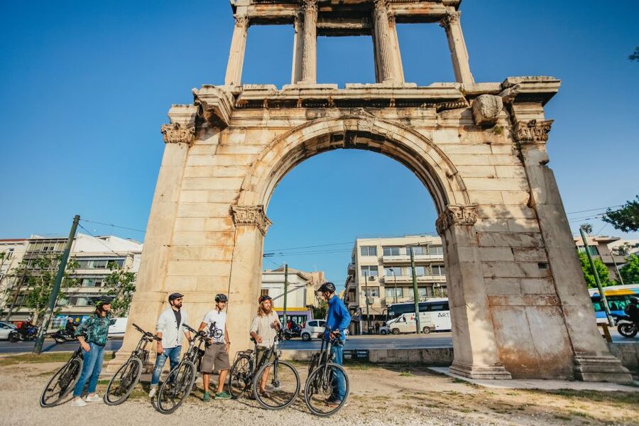 Athens: City Electric Bike Tour with Acropolis Visit Option - Monastiraki, the cathedral, and Plaka