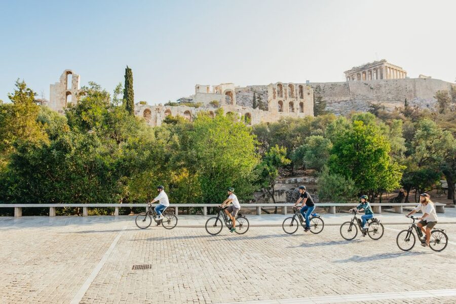 Athens: City Electric Bike Tour with Acropolis Visit Option - Starting near the Acropolis Metro Station