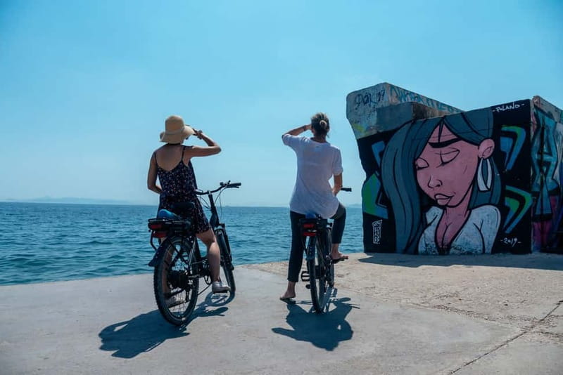 Athens: Electric Bike Seaside Tour with Guide - Reaching Trocadero and the Averof Museum