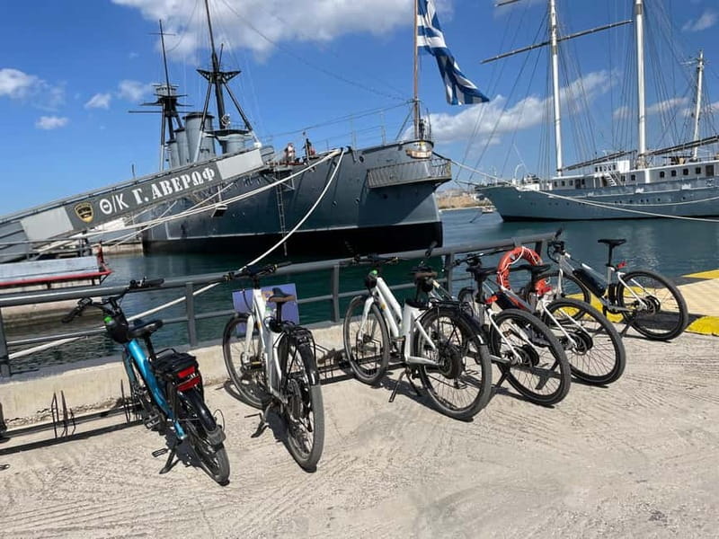 Athens: Electric Bike Seaside Tour with Guide - Flisvos Marina and the yacht views