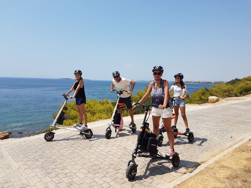 Athens Riviera Trikke Bike Tour & Vouliagmeni Lake - Key points at a glance