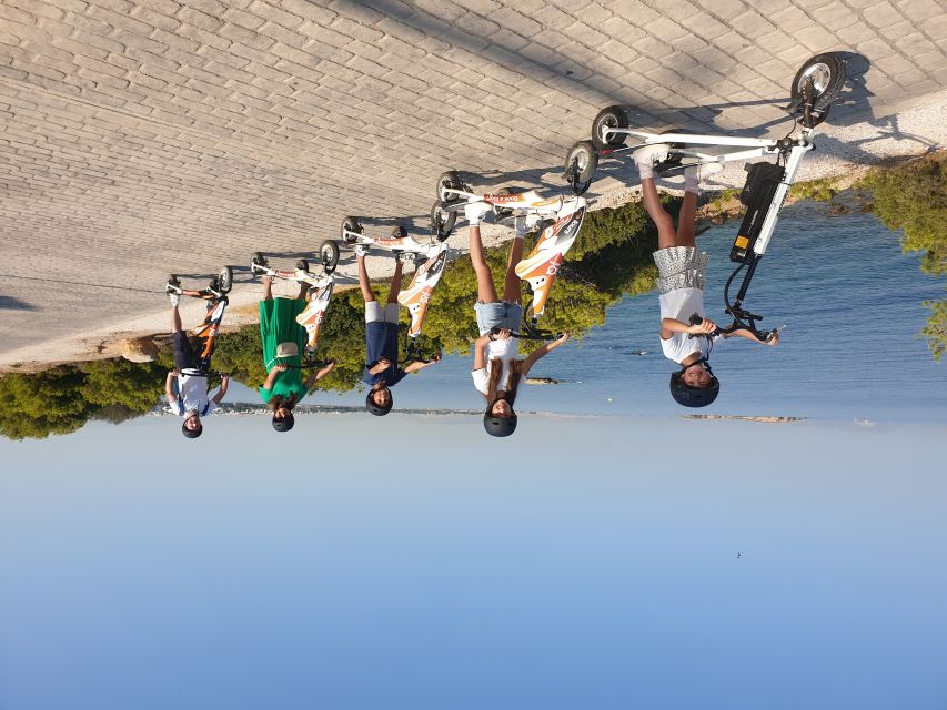 Athens Riviera Trikke Bike Tour & Vouliagmeni Lake - From Kavouri Beach to the sandy isthmus