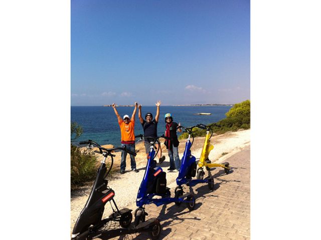 Athens Riviera Trikke Bike Tour & Vouliagmeni Lake - Vouliagmeni Lake and its warm spring water
