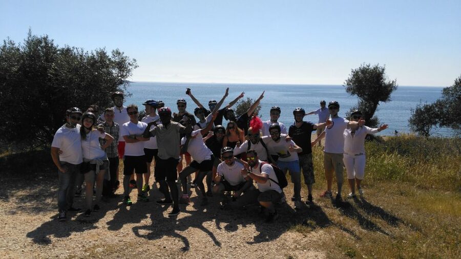 Athens Riviera Trikke Bike Tour & Vouliagmeni Lake - Getting comfortable on the electric Trikke