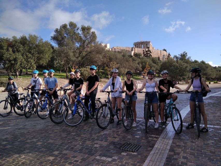 Athens: Sunset Bike Tour - The final sunset frame by Hadrian’s Arch