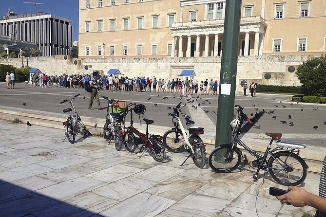 Athens Tour with Electric Bike - The Panathenaic Stadium and the Olympic story