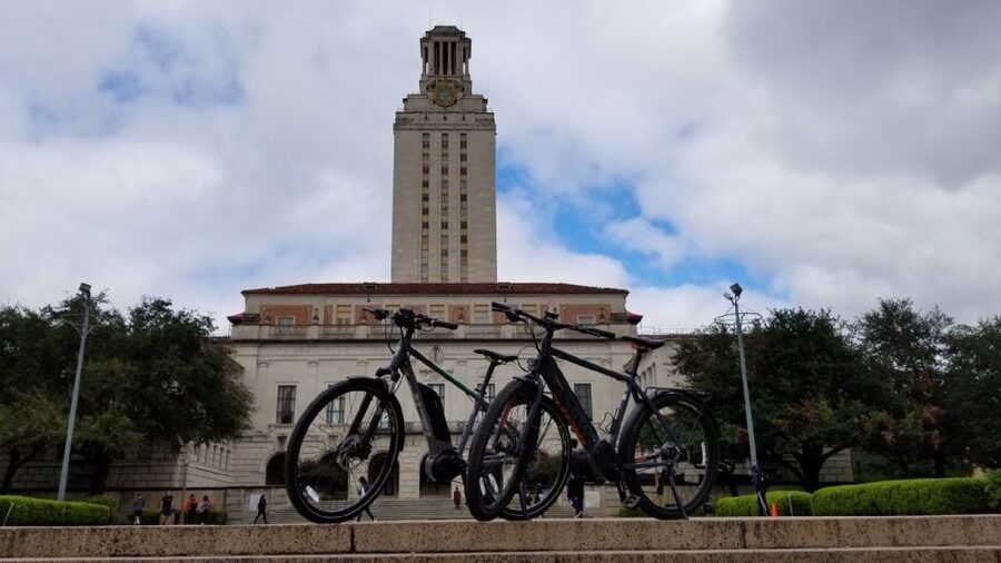 Austin: Electric Bike City Sightseeing Tour - Shoal Creek and the Pfluger Bridge slow the pace