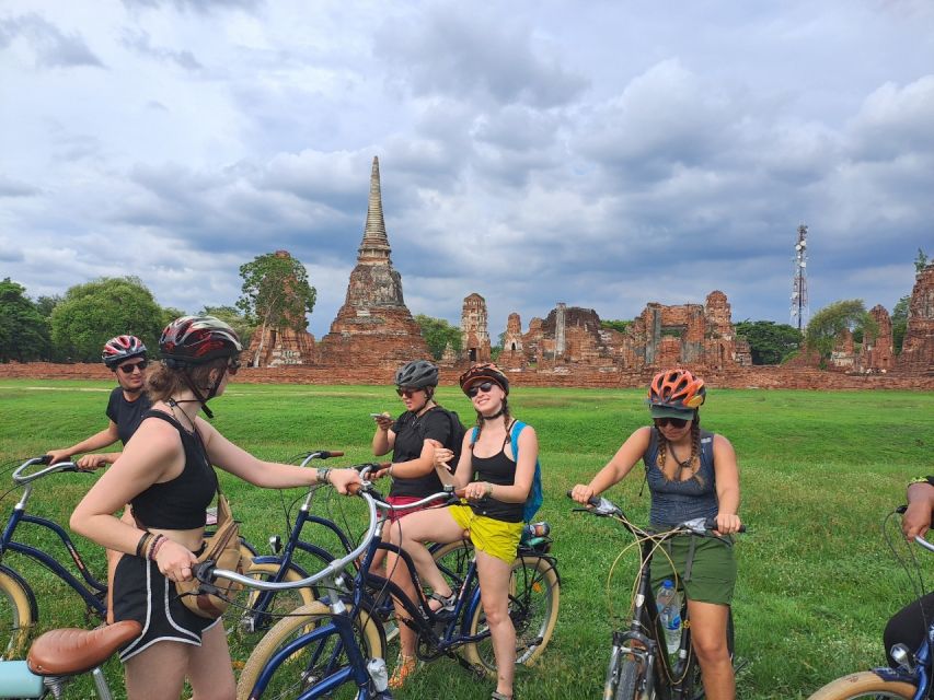 Ayutthaya City and Historical Park Bike Tour - Local lanes, roti sai mai, and daily life