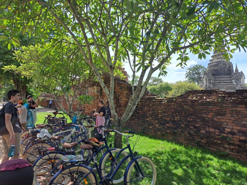 Ayutthaya City and Historical Park Bike Tour - Chao Phrom Market and the Pasak River crossing