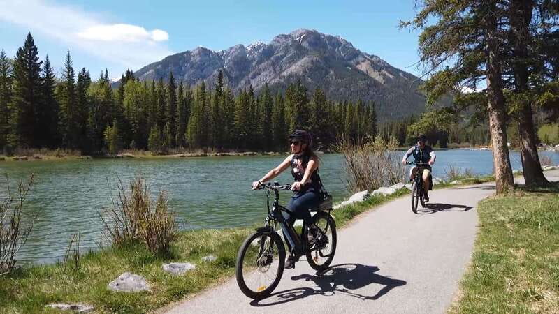 Banff: Bow River E-Bike Tour and Sundance Canyon Hike - A short Banff outing with two different moods