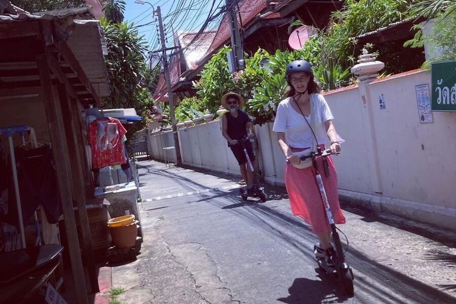Bangkok : Old City Guided E-Scooter &/or Bike Tour - Phra Sumen Fort and the riverside