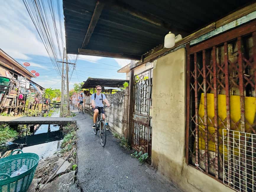 Bangkok: Temples, Canals & Local Life Bike Tour - The best parts of the ride at a glance