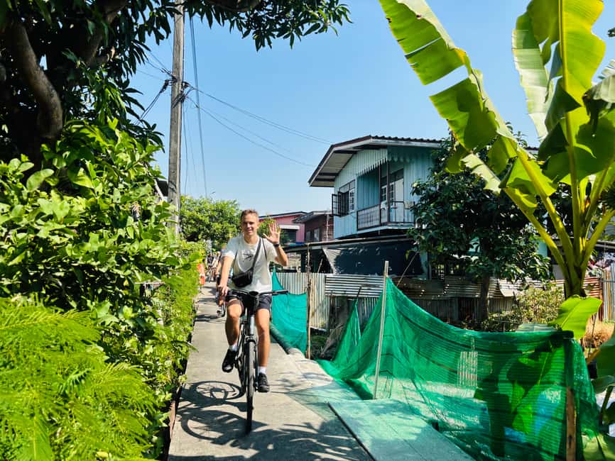 Bangkok: Temples, Canals & Local Life Bike Tour - The canals show Bangkok at a slower speed