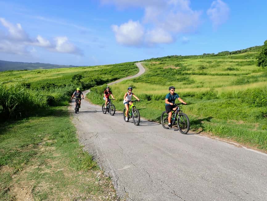 Barbados: Rural Tracks and Trails Guided E-Bike Tour - Riding beside Hackleton’s Cliff