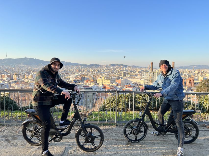 Barcelona: 3-Hour Montjuic Mountain E-Bike Guided Tour - A guide-led route with room to change pace