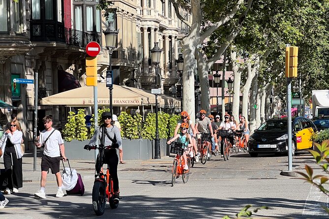 Barcelona Bike City Tours from Sagrada to the Sea with a Local - Riding toward Port Olímpic