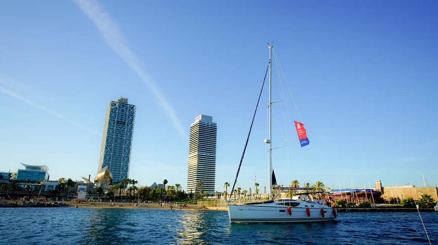 Barcelona: E-Bike, Montjuic Cable Car,and Sailing Experience - Returning Through Barceloneta to Port Olímpic
