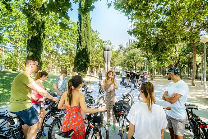 Barcelona E-Bike Small Group Tour with Tapas & Wine Tasting - Tapas, cava, and wine after the ride