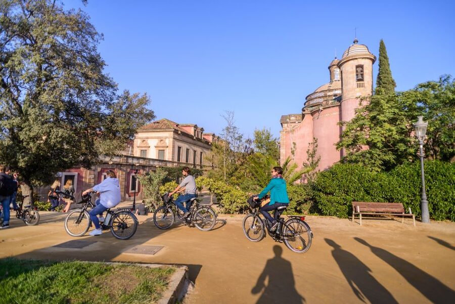 Barcelona eBike Tour with Wine and Tapas Experience - Wine and tapas: a social finish, not a full dinner