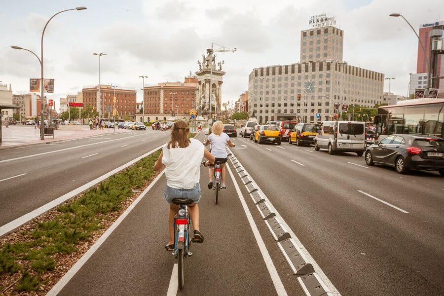 Barcelona Montjuic Three-Hour Bike Tour - Returning through Port Vell