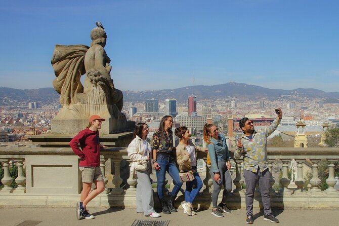 Barcelona Photo Highlights eBike Small Group Tour - A quiet viewpoint and Barceloneta beach