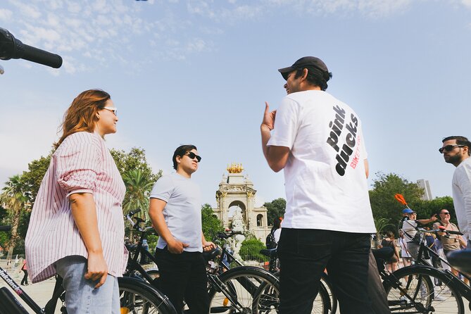 Barcelona’s Most Fun E-Bike Tour: Gaudí & City Stories - Arco di Trionfo and the 1888 exhibition