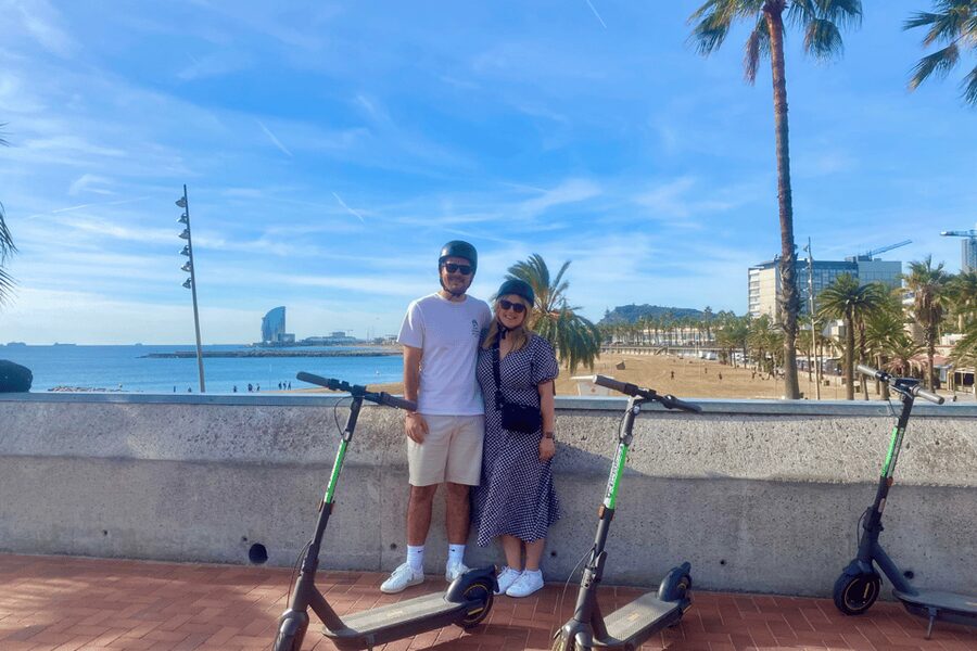 Barcelona: Sagrada Familia Electric Scooter or Bike Tour - Barceloneta, W Hotel, and the Olympic Port